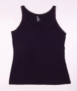 Gap Women's Black XL Camisole Tank with Lace Accents - Picture 1 of 12