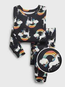 NWT Gap Kids Girls Unicorns rainbows navy blue organic cotton u pick size - Picture 1 of 2