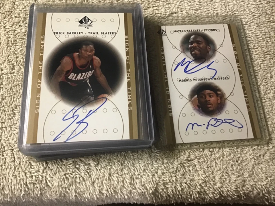 SP Authentic 2000-01 Upper Deck autograph Card Pick Sign Of The Times Jamison ++ - Image 1 of 3