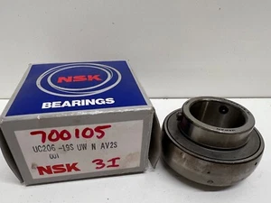 ¡NUEVO STOCK ANTIGUO! NSK RODAMIENTO DE INSERCIÓN DE BOLAS UC206-19S - Imagen 1 de 2