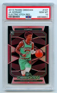 2019-20 PANINI OBSIDIAN ELECTRIC ETCH RED PRIZM JA MORANT RC /5 PSA 10 POP 2 - Picture 1 of 4