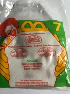 1996 McDonald’s Toys #7 Aladdin ~ Vintage Disney Happy Meal NEW NIP - Picture 1 of 7