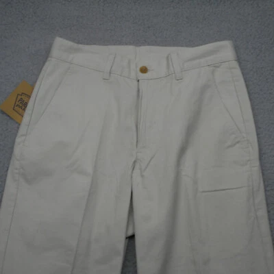 Bills Khakis Pants Mens 26 X 28 Parker Island Twill Stone Plain Front P28 STIT - Image 1 of 4