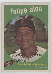1959 Topps Felipe Alou #102 Rookie RC