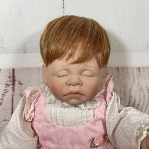 VTG Lee Middleton 1983 First Moments Doll Vinyl Sleeping Signed Numbered 1343 - Picture 1 of 19