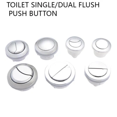 Toilet Flush Push Button Replacement Cistern Water Saving Universal Single/Dual - Image 1 of 4