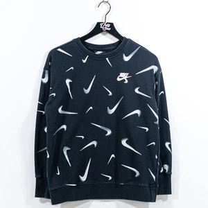 NIKE Swoosh AOP Sweatshirt Youth XL Streetwear Sports Sportswear - Picture 1 of 7