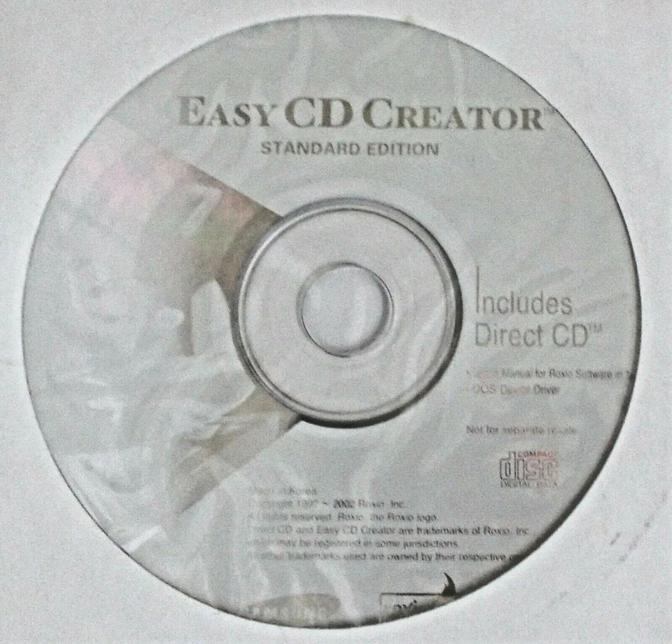 Software x masterizzare e riprodurre CD Roxio Easy CD Creator Standard E (XP) - Immagine 1 di 1