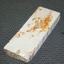 Giapponese Naturale Whetstone Okudo Suita Bianco Lv3.5 78x207x30mm 1071g b823