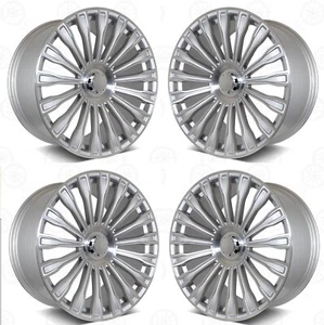 22x9 22x10.5 Staggered 5x112 Wheels Fit Mercedes S500 S550 S580 S63 GLE350 53 - Picture 1 of 5