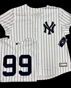 CAMISETA A RAYAS DE LOS YANKEES DE AARON JUDGE NUEVA CON ETIQUETAS TALLA 1X 2X 3X 4X - Imagen 1 de 3