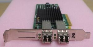 Emulex LPE12002 PCI-E Dual Port 8Gb/s Fibre Channel FC Adapter Card + 2x 8Gb SFP