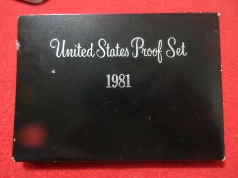 1981-S United States Proof Set.  In Box of Issue.                       #MF-XXXX Cover