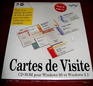 Soft Key. Cartes de visites. CD-Rom pour Windows 95/3.1. Neuf++++++++++ - Photo 1/2