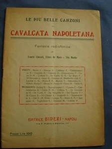 LE PIU' BELLE CANZONI CAVALCATA NAPOLETANA-FANTASIA RADIOFONICA-DE MURA-MANLIO - Picture 1 of 1