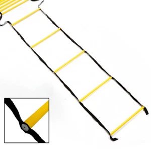 Adjustable Round Agility Ladder 4m - Sports Fitness Training Aid - Morgan Sports - Picture 1 of 2