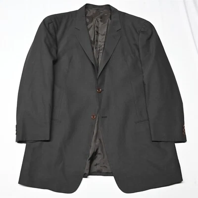 Vtg Armani Collezioni 44L Brown Wool Italy Mens Old Money Suit Jacket Sport Coat - Image 1 of 4