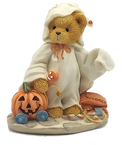 EXUC Cherished Teddies 1994 Stacie You Lift My Spirit Dressed As Ghost 617148 - Picture 1 of 13
