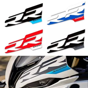 Pegatina de cabeza apta para BMW S1000RR 2019-2023 nueva calcomanía adhesiva de dibujo RR para parte delantera - Imagen 1 de 34