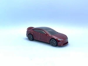 Hot Wheels Mainline Basic 25A 2025 # Tesla Model S a cuadros, hilado suelto - Imagen 1 de 2