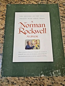 VTG Norman Rockwell Album 19 Selected Best Prints from The Saturday Evening Post - Picture 1 of 4