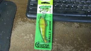 Cordell cotone ""Wally subacque"", 3 1/8", 3/8 once, NOS, nuovo con scatola, spedizione gratuita - Foto 1 di 3