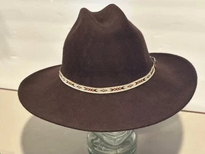 $99 Cody James Down Brim Cowboy Western 100% Wool Hat XL Packable Brown - Picture 1 of 15
