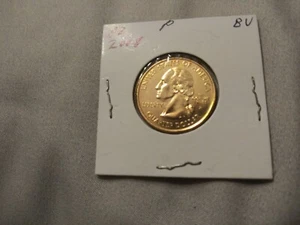 STATE QUARTER ARIZONA P--GOLD PLATED--FREE SHIP 2008 BU - Picture 1 of 4
