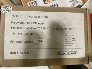 Módulo de comunicación Accuenergy AXM-WEB-PUSH NUEVO/OB - Imagen 1 de 4