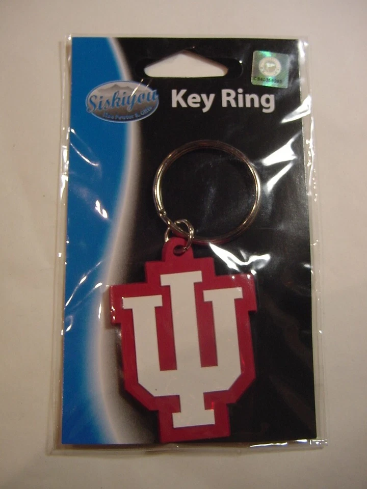 NEW - KEY RING - INDIANA UNIVERSITY - BY SISKIYOU - Image 1 of 1