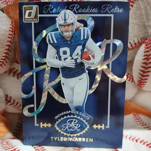2025 Donruss Rated Rookies Retro - Tyler Warren #9 - Indianapolis Colts - Picture 1 of 2