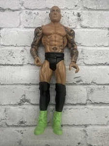 WWE Basic Series Wrestlemania Dave Batista Action Figure Series 36 verde sciolto - Foto 1 di 2