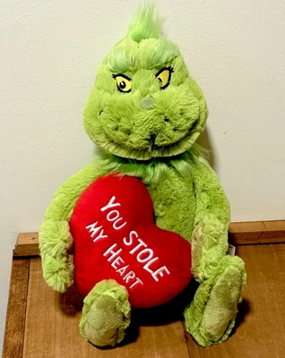 Peluche Aurora GRINCH Dr. Seuss TÚ ROBASTE MI CORAZÓN 15" Relleno de Navidad Foto 1 de 4