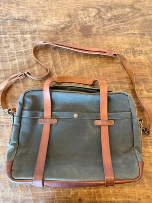 Maletín Vermilyea Pelle de lona y cuero para computadora ENVÍO GRATIS Foto 1 de 4