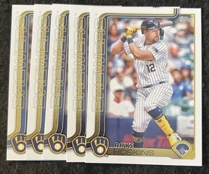 2025 Topps Series 1 - Rhys Hoskins - Brewers - #93 - LOT OF 5 - NM/Mint - Bild 1 von 1