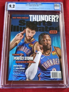 2024 Sl For Kids Oklahoma City Thunder Chet Holmgren & Jalen Williams CGC 9.2 - Picture 1 of 2