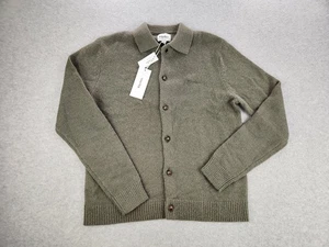 Cárdigan Rhythm Mezcla Lana Abotonada Suéter Tejido Unisex Pequeño - Imagen 1 de 10
