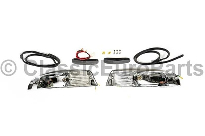 Juego de carcasa de luz intermitente indicador de giro euro para Porsche 911 modelo F LWB 69-73 Foto 1 de 4