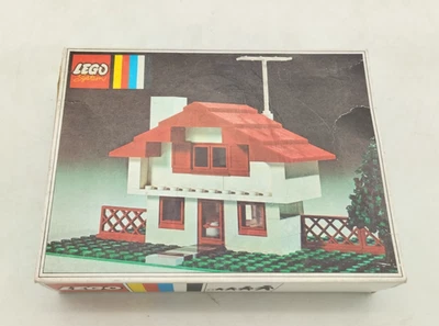 LEGO 349 Swiss Chalet OVP GOOD Box Legoland Town 70s 60s Vintage Retro - Bild 1 von 4