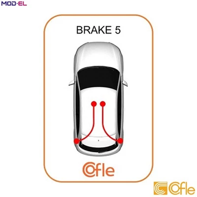 CABLE PULL PARKING BRAKE 92.10.6546 FOR RENAULT H4B453/451/401 0.9L 3cyl - Image 1 of 4