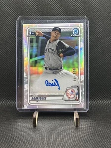 Osiel Rodriguez 2020 Bowman Chrome Prospect Auto Refractor #/499 - Bild 1 von 3