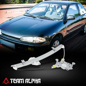 Fits 1993-1996 Mits Mirage Front Left Side Power Window Regulator[without Motor] - Foto 1 di 6