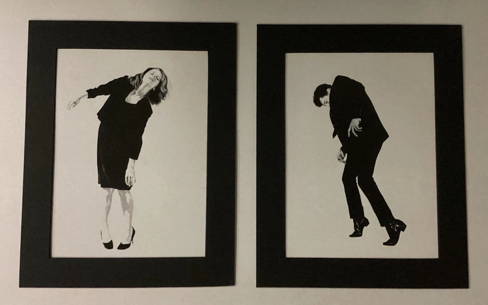 ROBERT LONGO Hombres en las ciudades conjunto de DOS imágenes, marco mate 11x14 listo #13 Foto 1 de 1