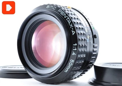 SMC Pentax-A 50mm f/1.4 #25414 Standard MF Lens K Mount Tested! Exc+5 From JAPAN - Image 1 of 4