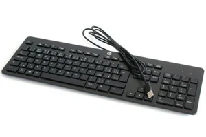 Neue HP USB SLIM 803181-CG1 PC-Tastatur CZ-Layout - Bild 1 von 3