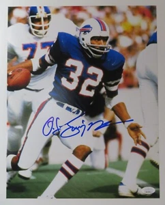 O.J. OJ Simpson BILLS HOF Signed Autograph Auto 11x14 Photo JSA - Picture 1 of 3