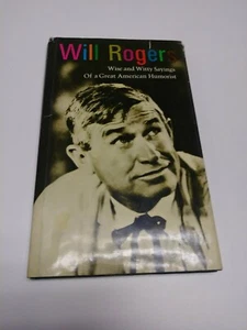 BOOK WILL ROGERS. DUST COVER. HALLMARK EDITIONS - Picture 1 of 4