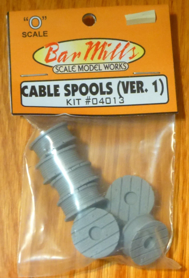 Bar Mills O #4013 Cable Spools Version 1 -- Unpainted - Image 1 of 1