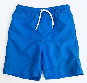 Lands End Youth Board Shorts Swim Trunks Lined Blue Size 4t