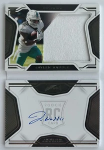 2021 Playbook - Rookie Jersey Autograph Jaylen Waddle /199 #212 (AU, MEM, RC) - Bild 1 von 2